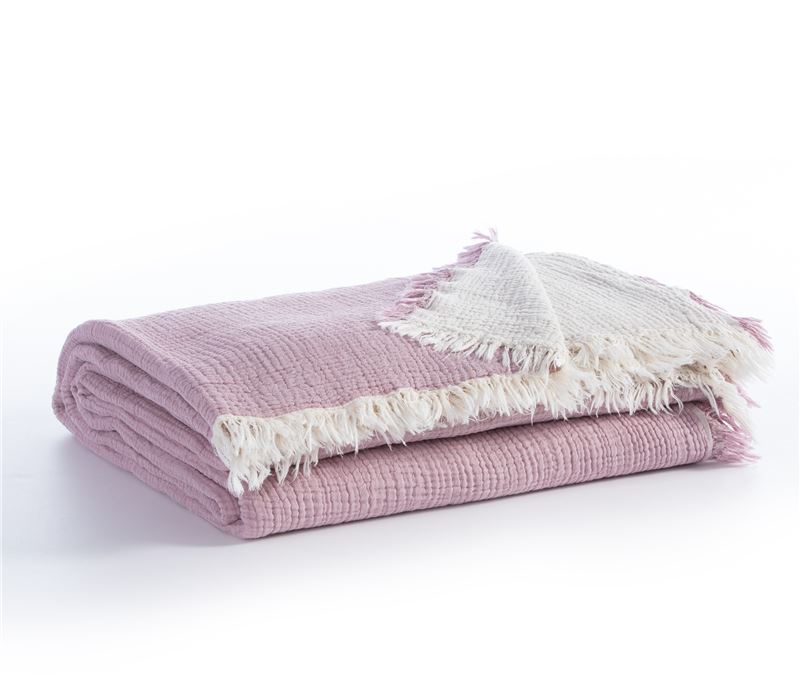 Κουβέρτα Μωβ Ματλασέ Apollo Υπέρδιπλη 230Χ240 Nef-Nef Homeware