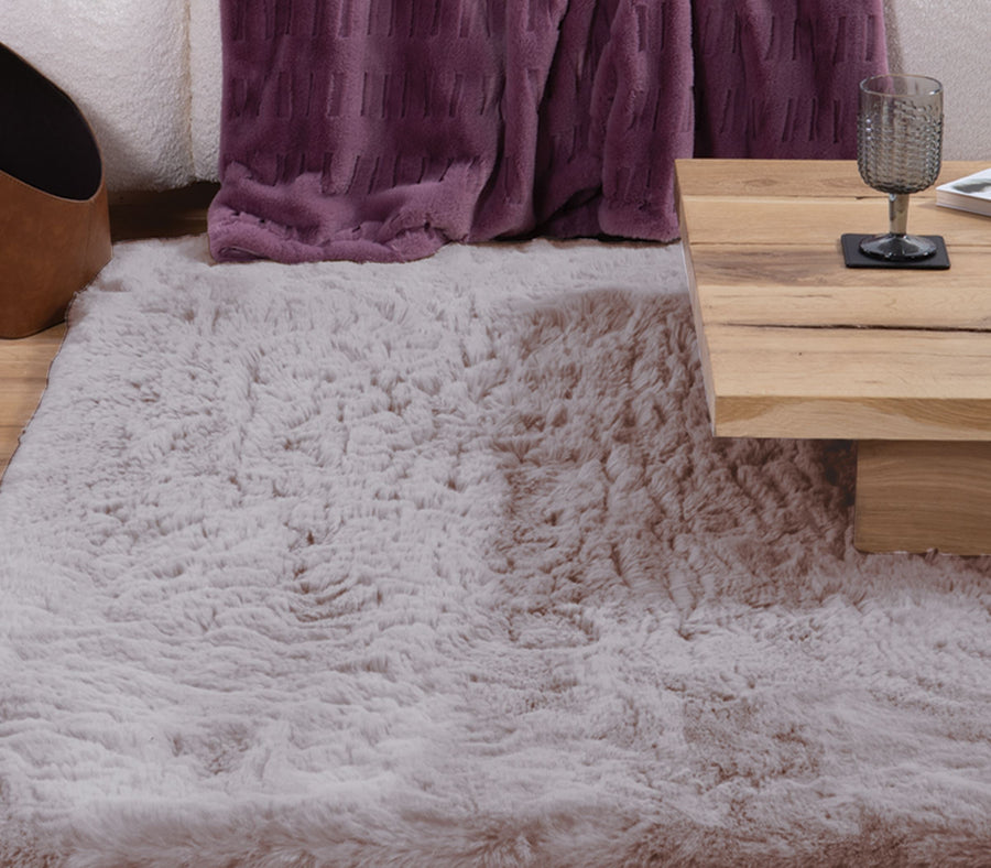 Γούνινο Χαλί Γκρι Estelle Nef Nef Homeware 200Χ300