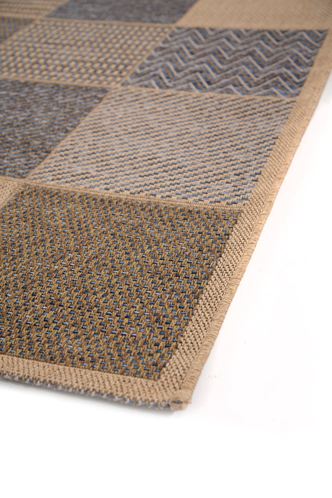 Ψάθινο Χαλί Μπεζ-Μπλε Comodo Royal Carpet 1.60X2.30