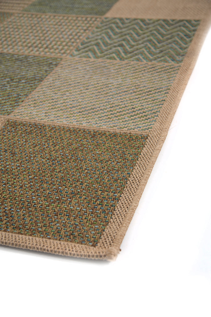 Ψάθινο Χαλί Μπεζ-Πράσινο Comodo Royal Carpet 1.60X2.30