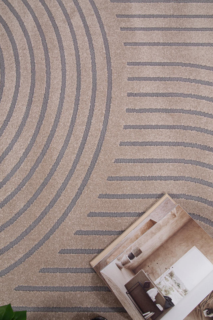 Μοντέρνο Χαλί Μπεζ Πολυεστερικό Organic Royal Carpet 1.33X1.90
