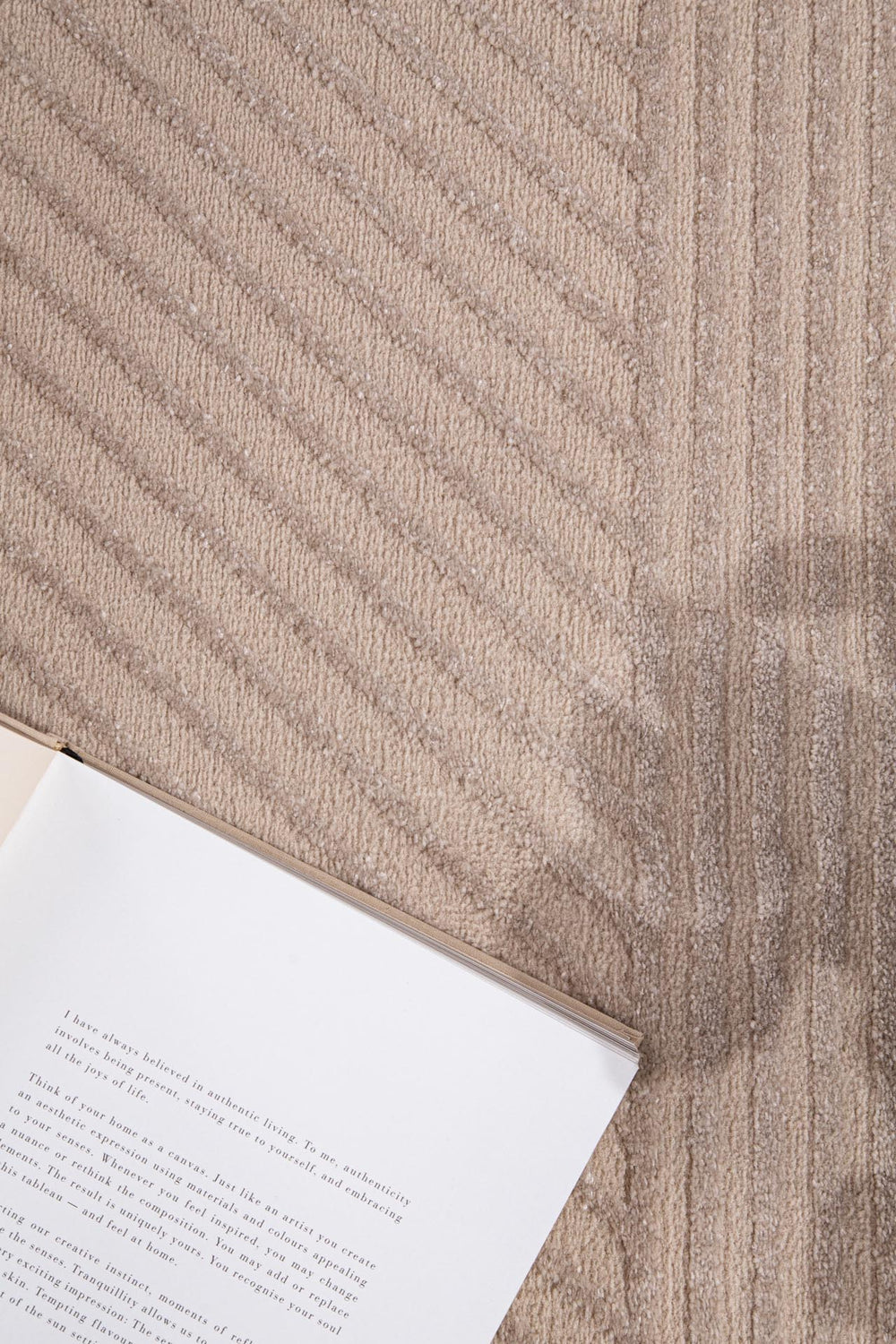 Μοντέρνο Χαλί Μπεζ Πολυεστερικό Organic Royal Carpet 2.00X2.50