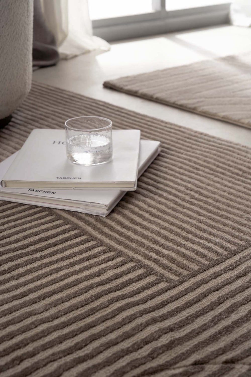 Μοντέρνο Χαλί Σκούρο Μπεζ Πολυεστερικό Organic Royal Carpet 1.60X2.30