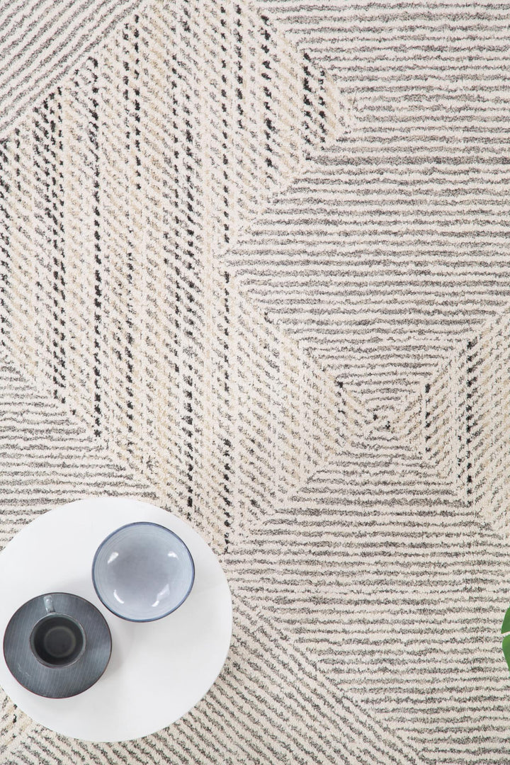 Μοντέρνο Χαλί Solid 1.60X2.30 - 618 Λευκό Royal Carpet