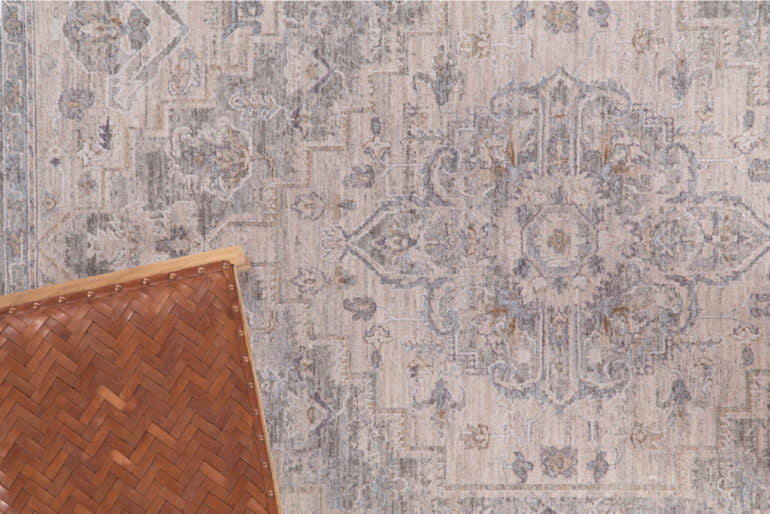 Vintage Χαλί Ανοιχτό Γκρι Πολυεστερικό Tabriz(647) Royal Carpet 2.00Χ2.40