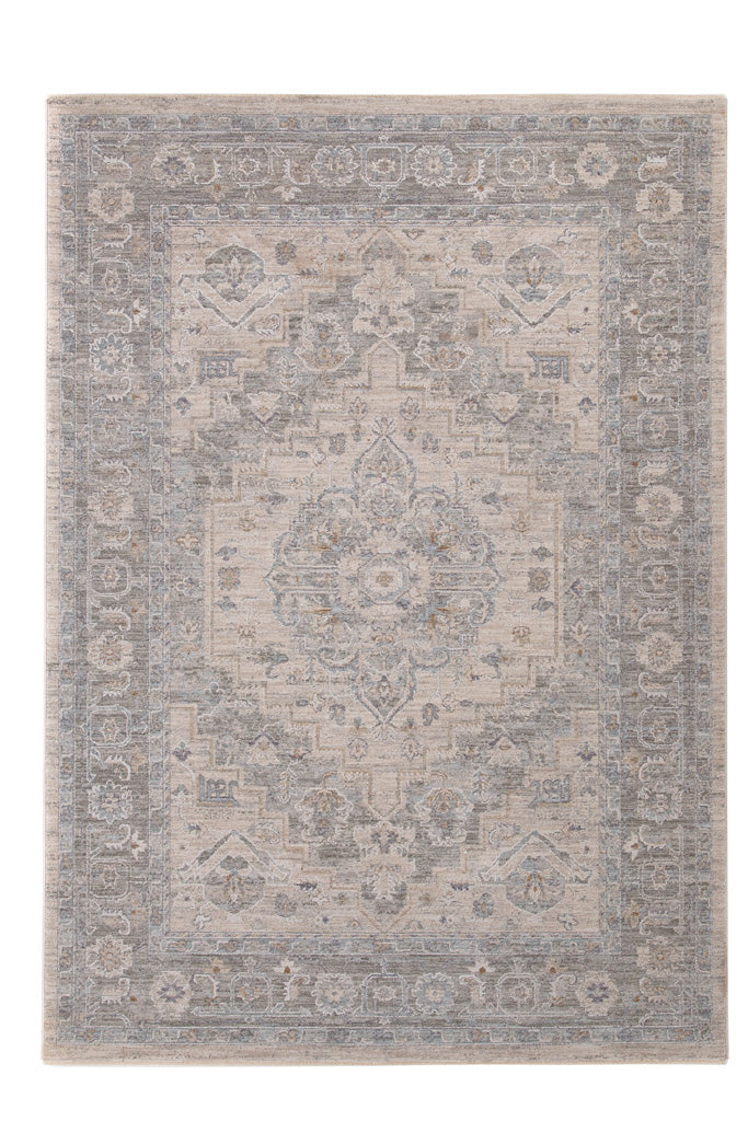 Vintage Χαλί Ανοιχτό Γκρι Πολυεστερικό Tabriz(647) Royal Carpet 1.40X1.90