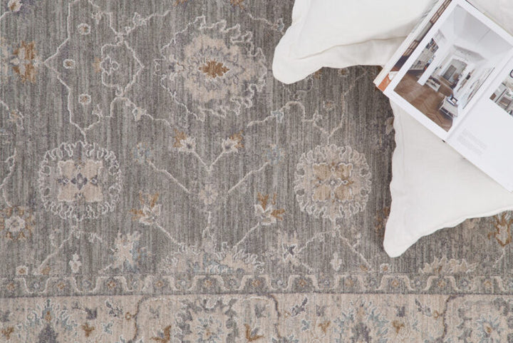 Vintage Χαλί Σκούρο Γκρι Πολυεστερικό Tabriz(662) Royal Carpet 2.40Χ3.60