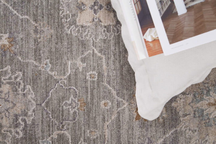 Vintage Χαλί Σκούρο Γκρι Πολυεστερικό Tabriz(662) Royal Carpet 2.40Χ3.60