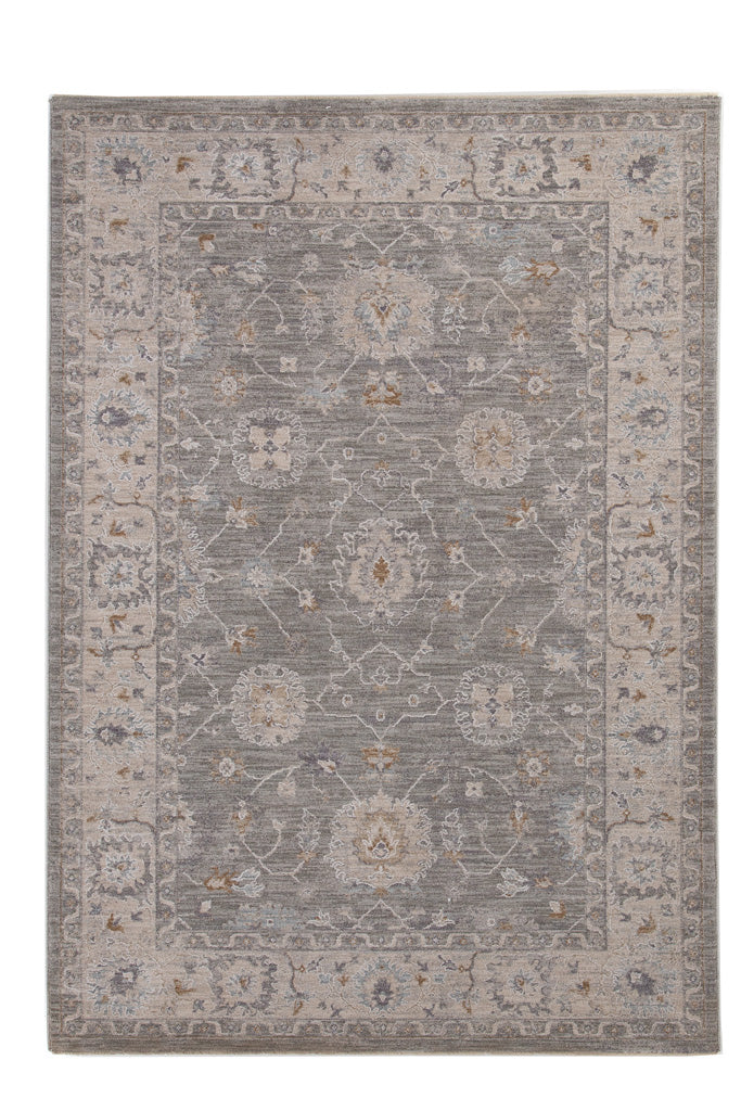 Vintage Χαλί Σκούρο Γκρι Πολυεστερικό Tabriz(662) Royal Carpet 1.40X1.90