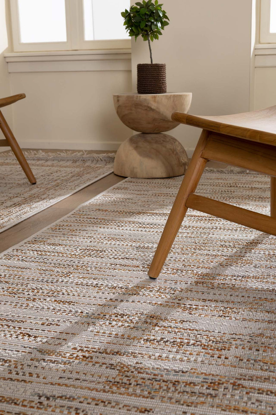 Ψάθινο Χαλί Μπεζ Crete Royal Carpet 1.60X2.30