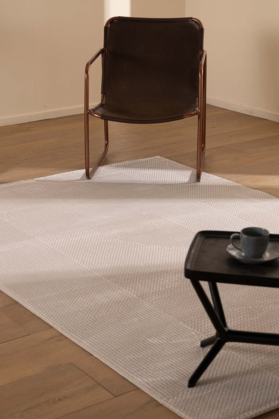 Μοντέρνο Χαλί Μπεζ Bianca 160Χ230 Royal Carpet (704BBEIGE)