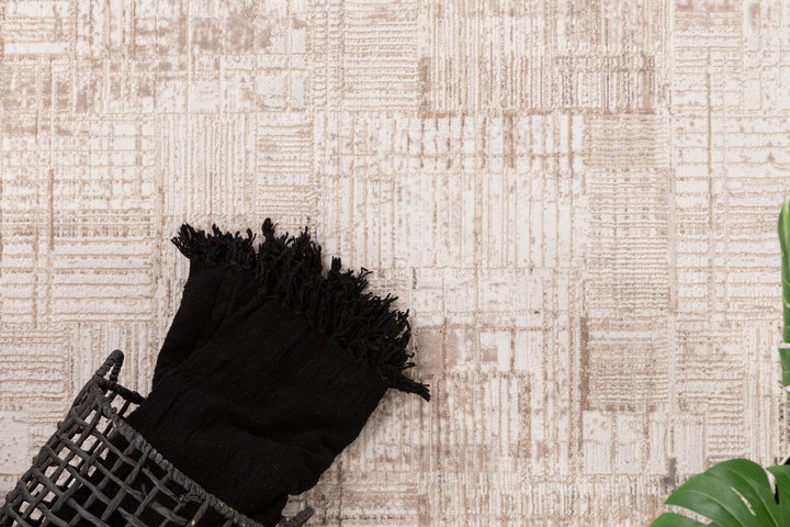 Μοντέρνο Χαλί Μπεζ Πολυεστερικό Madisson(72B) Royal Carpet 1.33X1.90