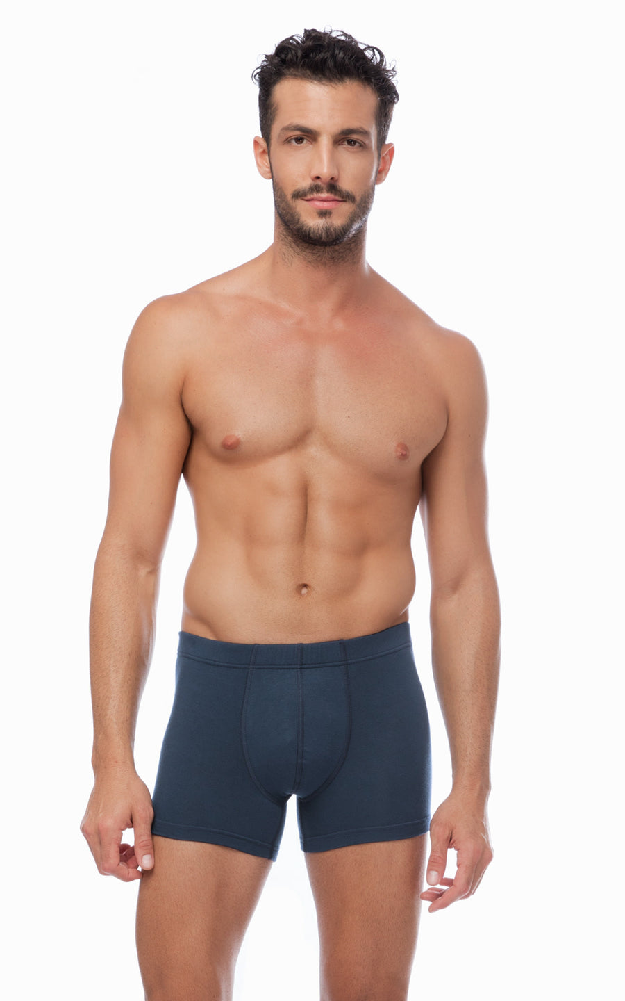Σετ Ανδρικό Boxer Σκούρο Μπλε Mengear TENCEL Modal 2 τμχ Minerva
