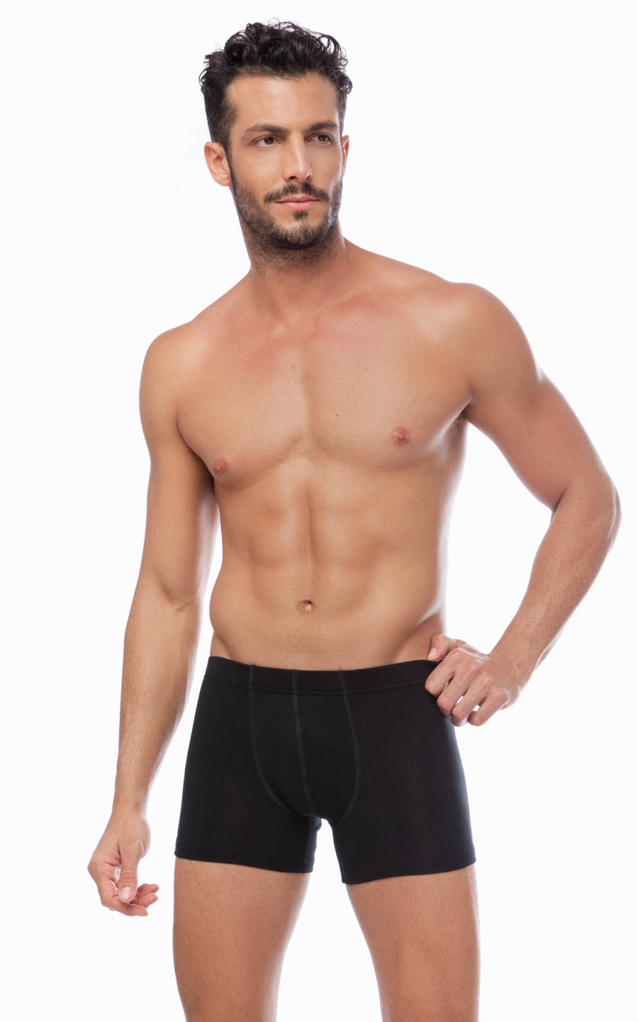 Σετ Ανδρικό Boxer Μαύρο Mengear TENCEL Modal 2 τμχ Minerva