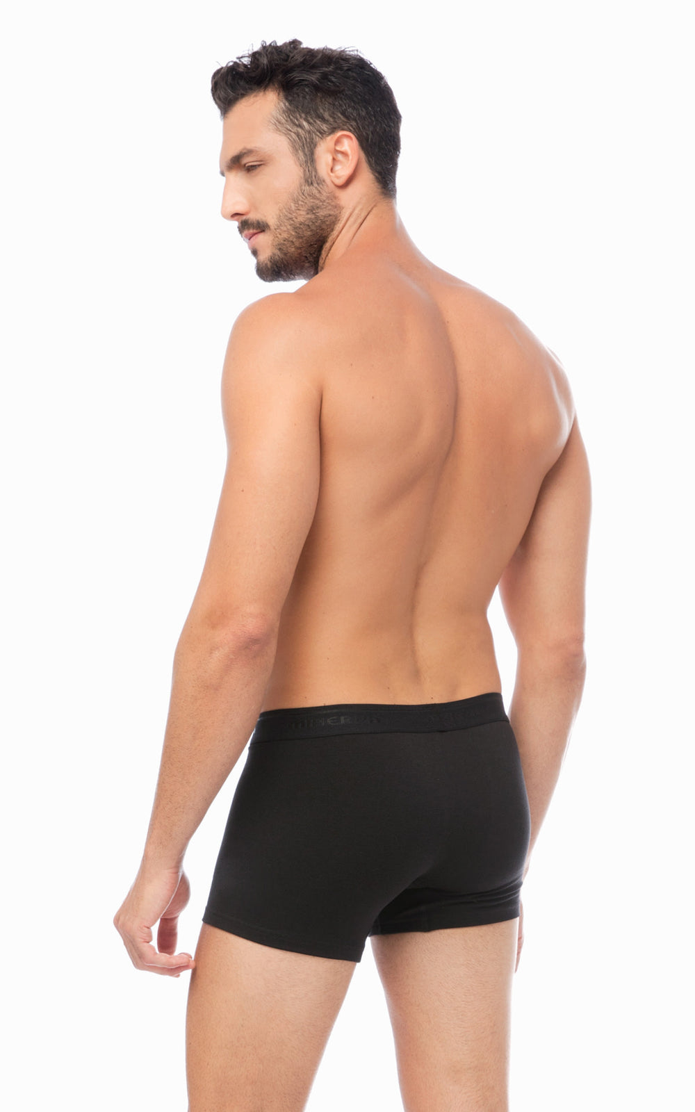 Ανδρικό Boxer Μαύρο TENCEL Lyocell Minerva