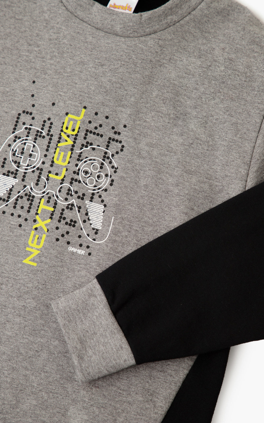 Παιδική Πιτζάμα Βαμβακερή Γκρι Playstation-Next Level Minerva