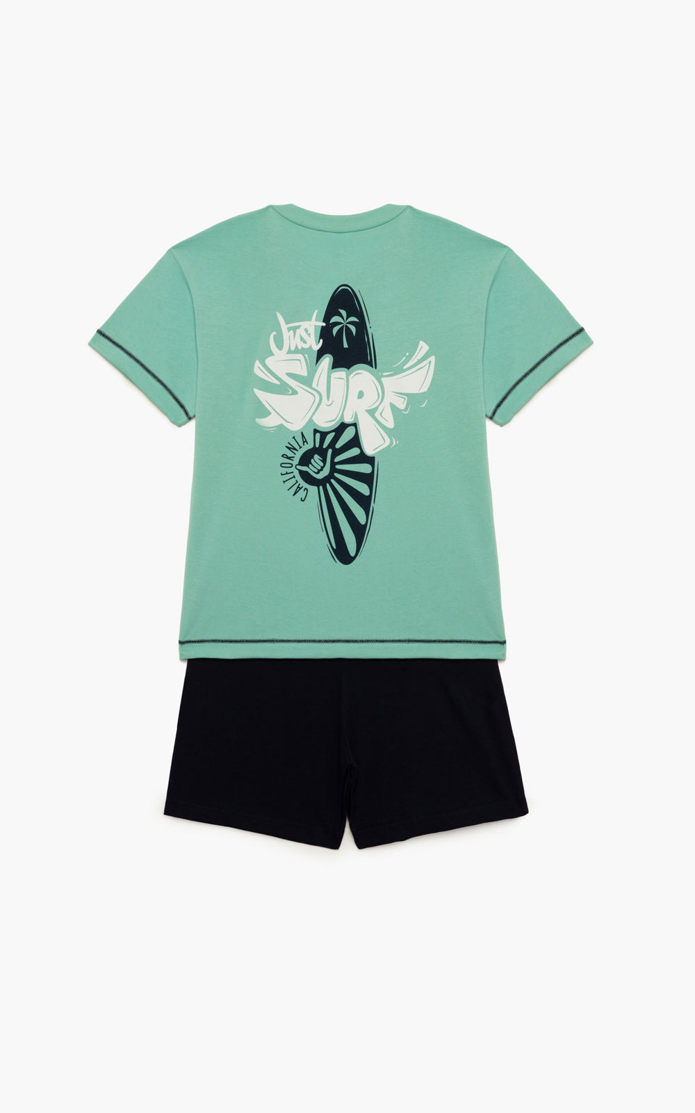 Παιδική Πιτζάμα Βαμβακερή Βεραμάν Για Αγόρι Με Surf Minerva