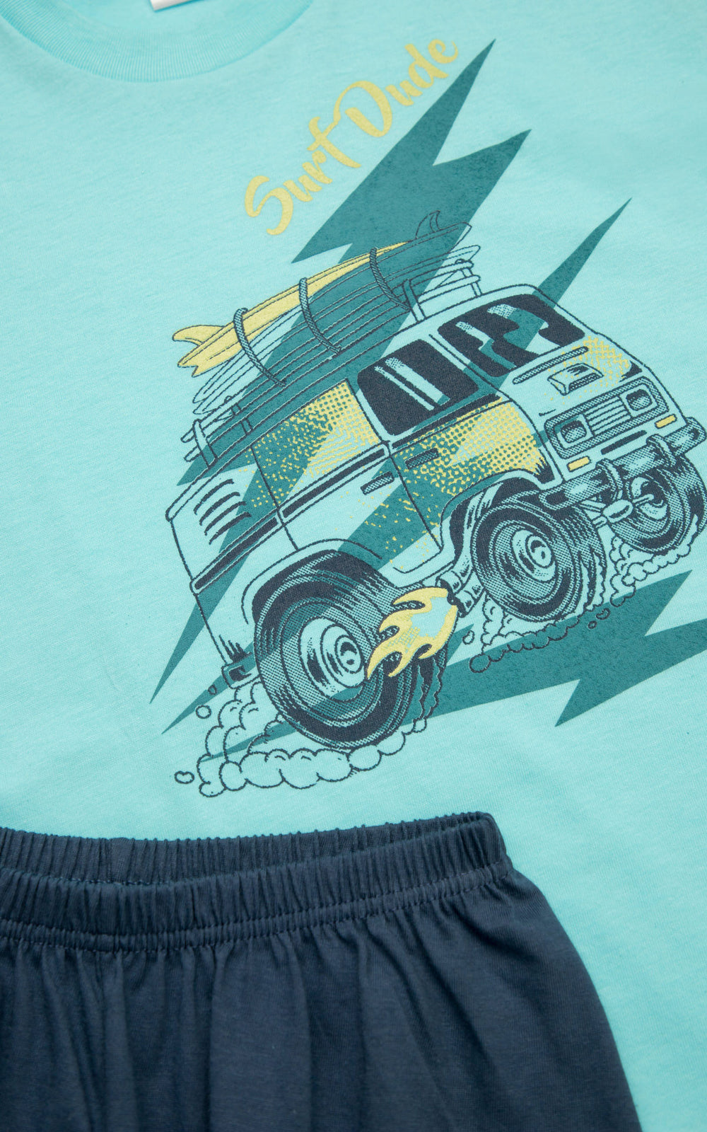 Παιδική Πiτζάμα Βαμβακερή Τυρκουάζ Exploring Minerva