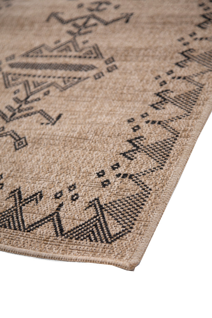 Ψάθινο Χαλί Μπεζ-Μαύρο Avanos Royal Carpet 0.80X1.50