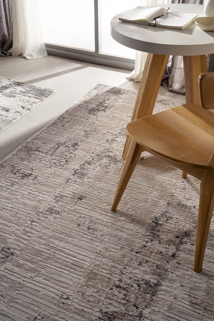 Μοντέρνο Χαλί Γκρι-Μπεζ Πολυεστερικό Madisson(91B) Royal Carpet 2.00X2.50