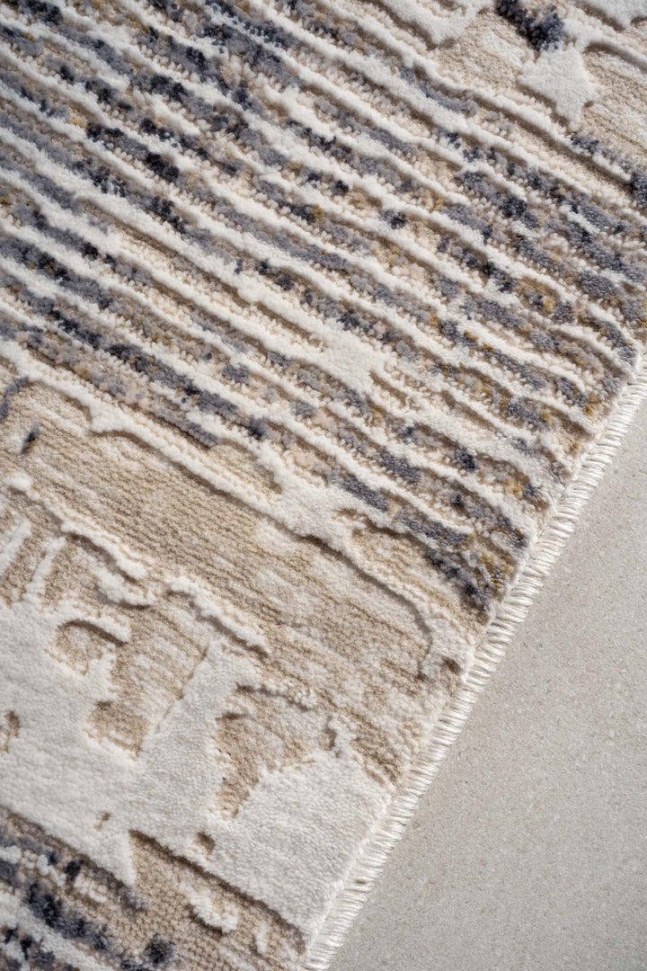 Μοντέρνο Χαλί Γκρι-Μπεζ Πολυεστερικό Madisson(91B) Royal Carpet 2.00X2.90