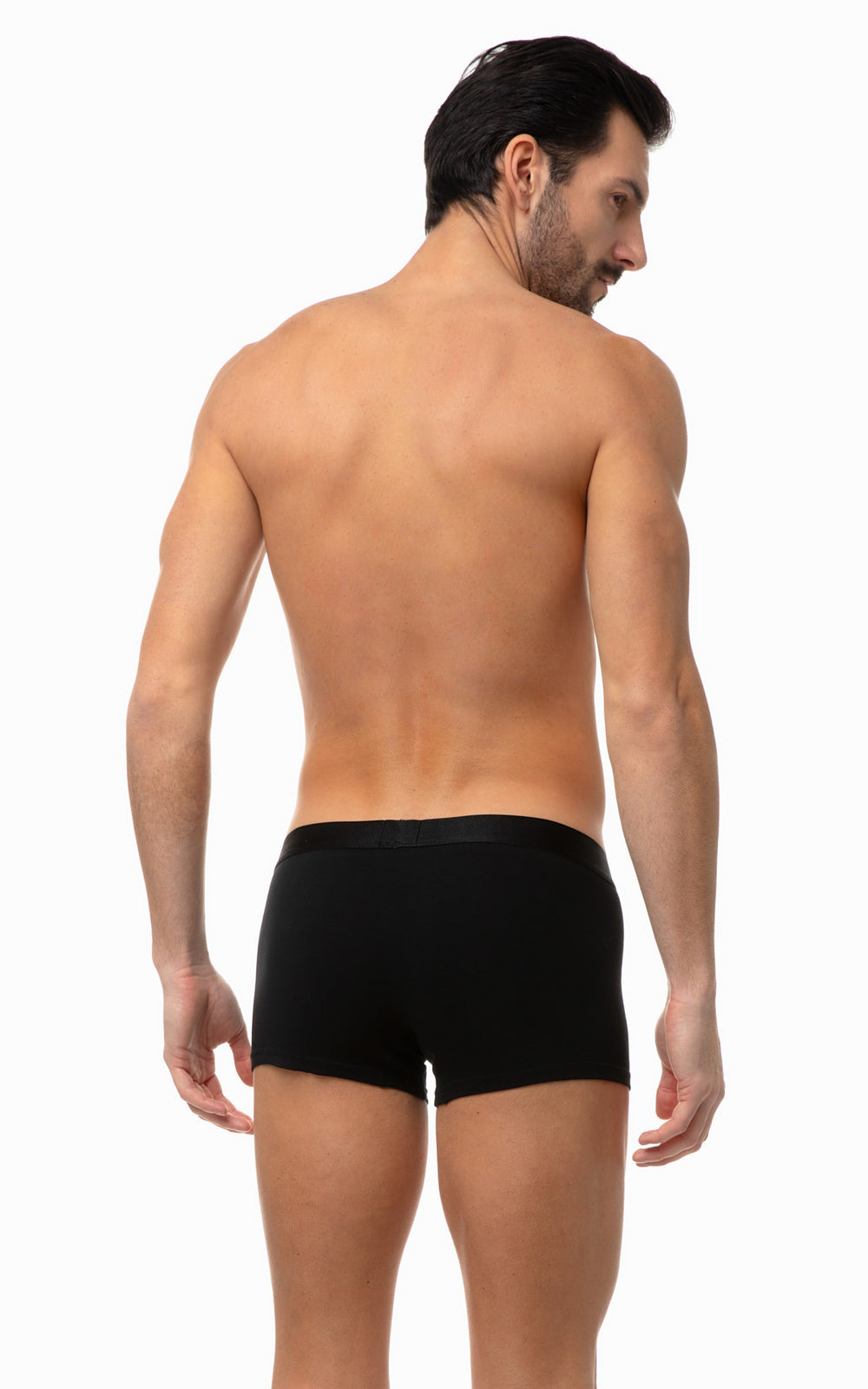 Σετ Ανδρικό Boxer Μαύρο Βαμβακερό Sporties Color Signs 2τμχ Minerva
