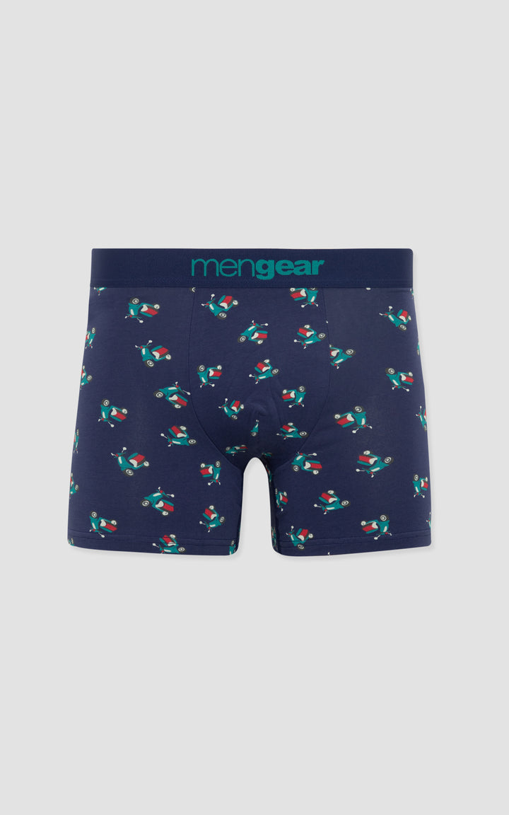 Ανδρικό Boxer Σετ 2τμχ Μπλε Minerva