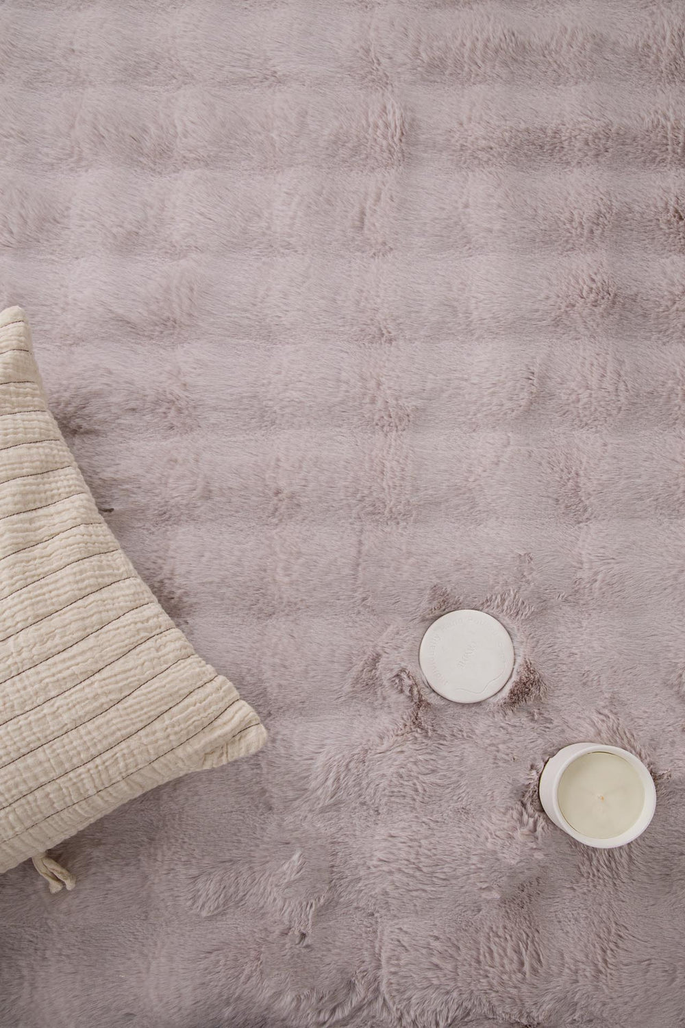 Γούνινο Χαλί Σκούρο Μπεζ Συνθετικη Γούνα Bubble Royal Carpet 0.67X1.40