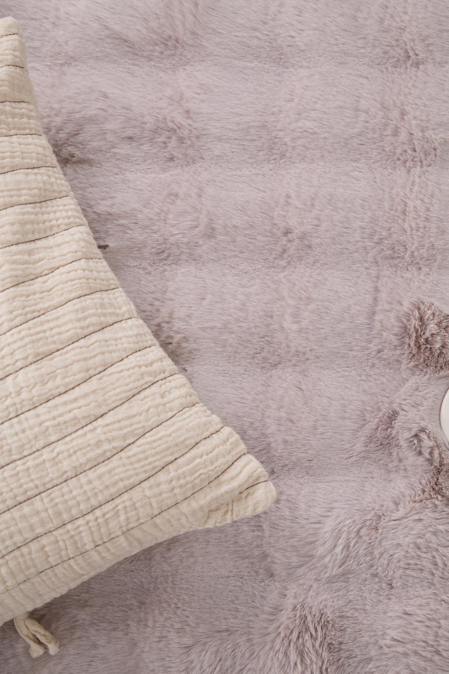 Γούνινο Χαλί Σκούρο Μπεζ Συνθετικη Γούνα Bubble Royal Carpet 1.60X2.30