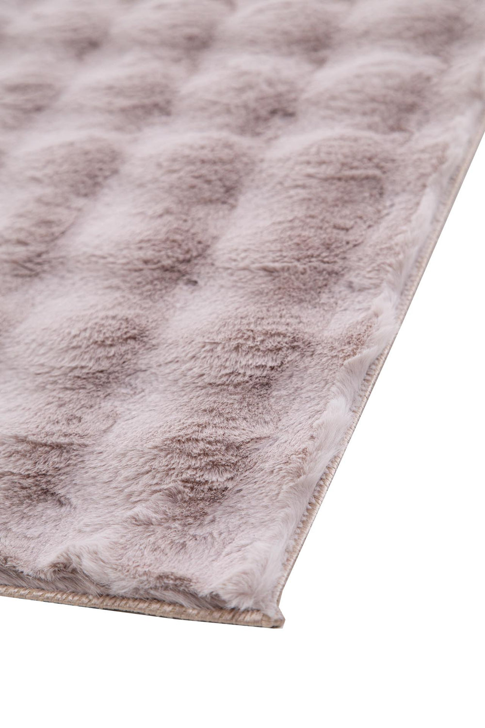 Γούνινο Χαλί Σκούρο Μπεζ Συνθετικη Γούνα Bubble Royal Carpet 1.33X1.90