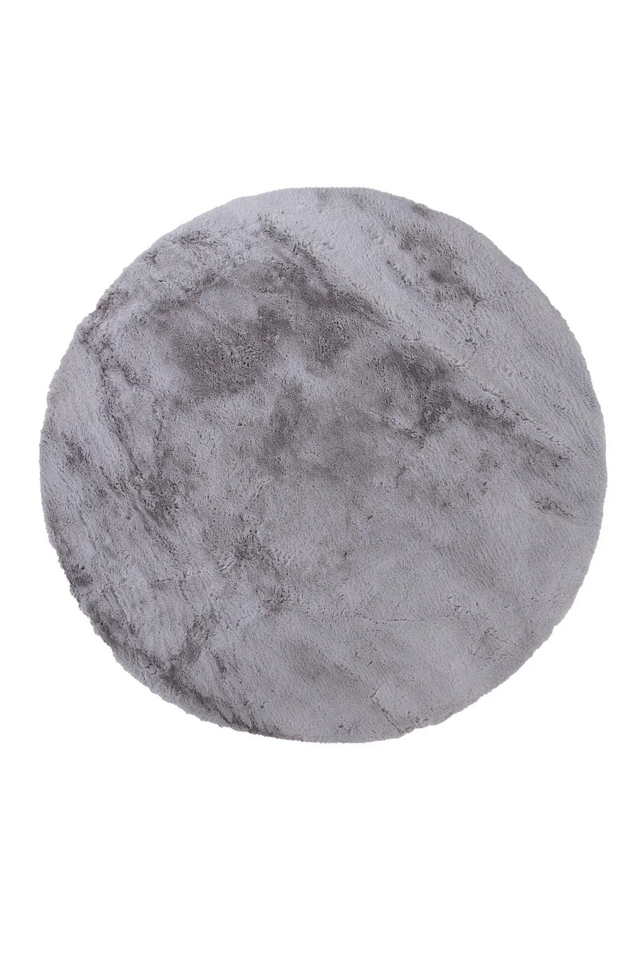 Στρογγυλό Γούνινο Χαλί Γκρι Συνθετικη Γούνα Bunny Royal Carpet 2.00X2.00