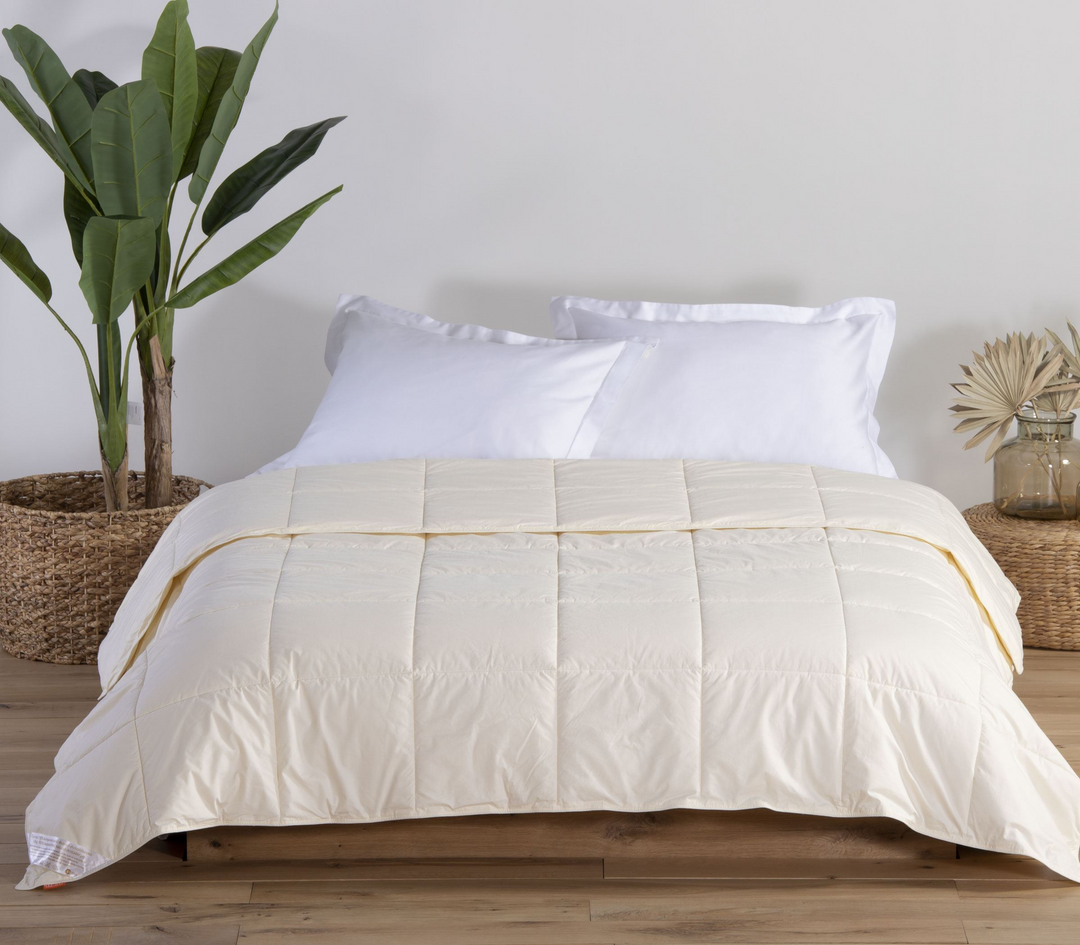 Πάπλωμα Μονό Εκρού 100% Μαλλι Nef-Nef Homeware