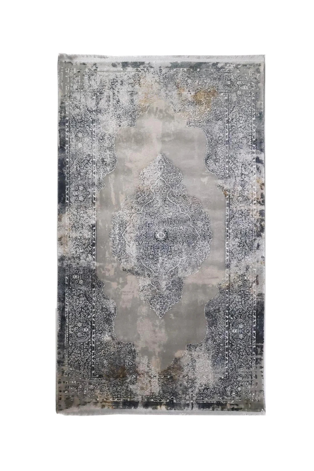 Μοντέρνο Χαλί Ανθρακί Bamboo Silk Royal Carpet 0.80X1.50 (5988C)