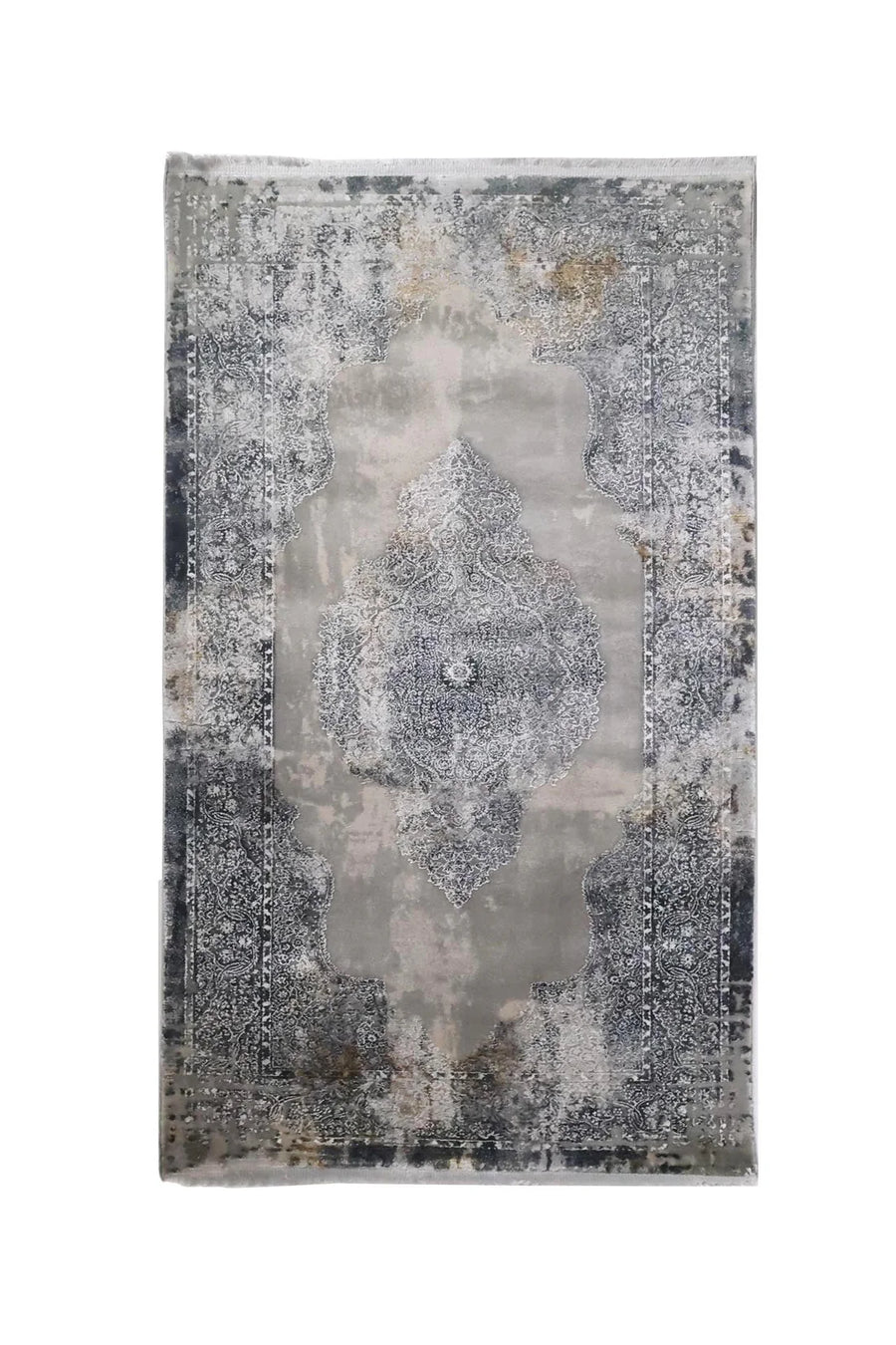 Μοντέρνο Χαλί Ανθρακί Bamboo Silk Royal Carpet 0.80X1.50 (5988C)