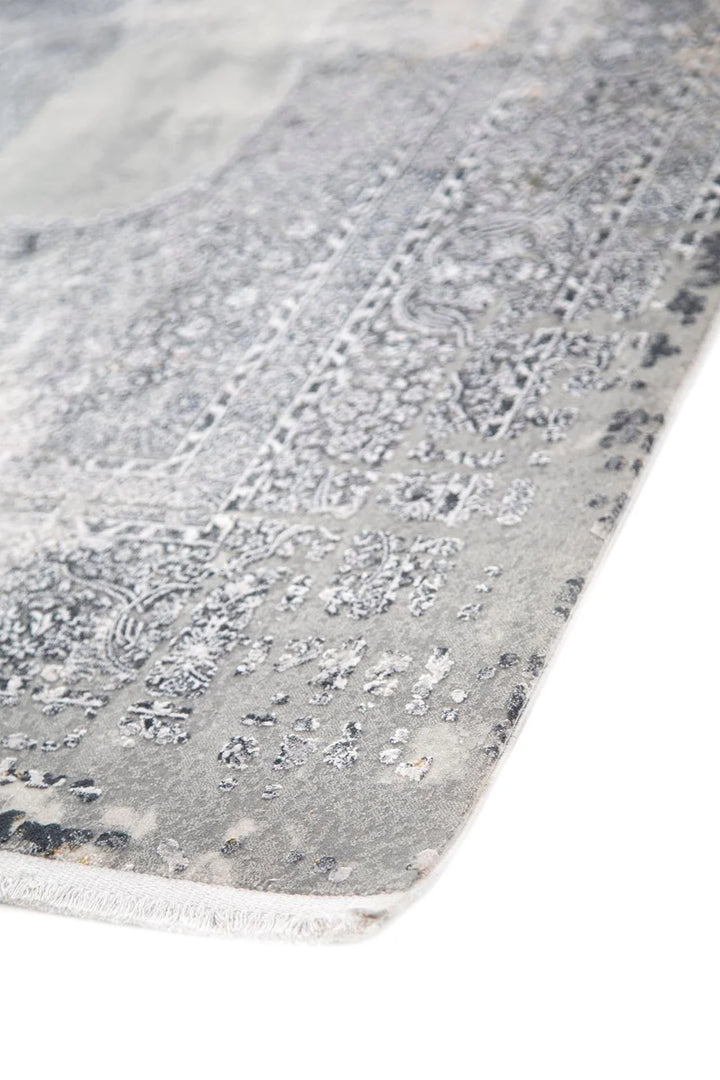 Μοντέρνο Χαλί Ανθρακί Bamboo Silk Royal Carpet 0.80X1.50 (5988C)
