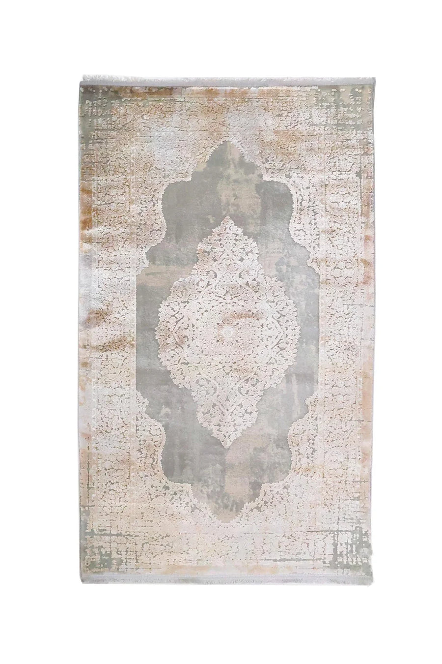Μοντέρνο Χαλί Γκρι-Μπεζ Bamboo Silk Royal Carpet 0.80X1.50 (5988D)