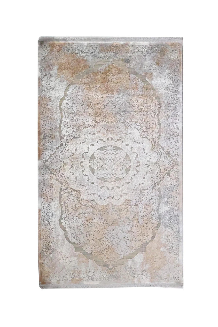Μοντέρνο Χαλί Γκρι-Μπεζ Bamboo Silk Royal Carpet 0.80X1.50 (6864A)
