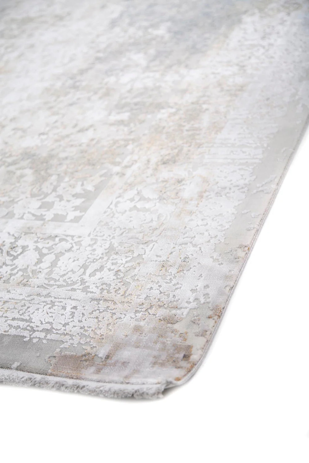 Μοντέρνο Χαλί Ανθρακί Bamboo Silk Royal Carpet 0.80X1.50 (8097A1)