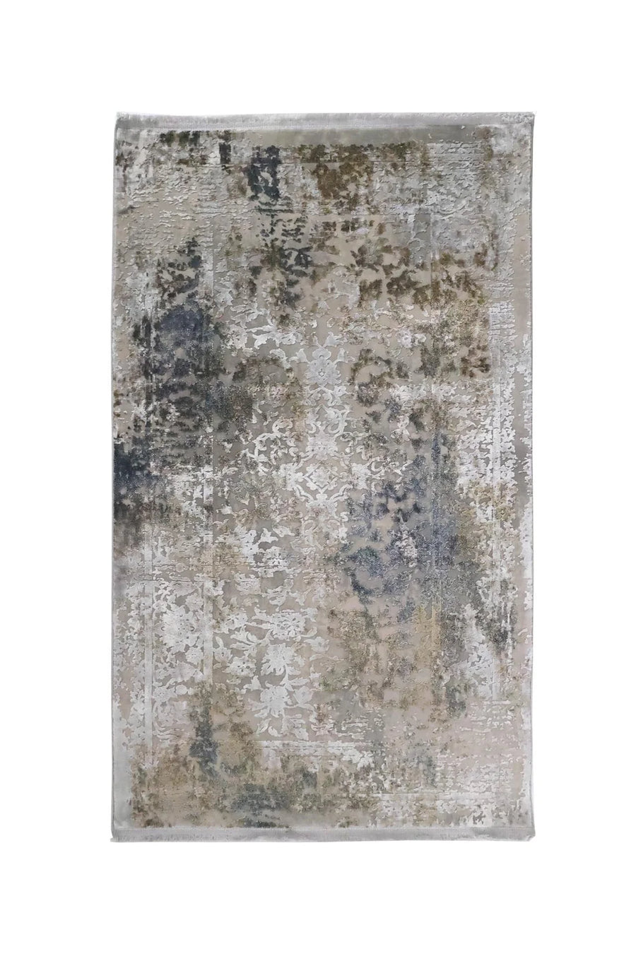 Μοντέρνο Χαλί Ανθρακί Bamboo Silk Royal Carpet 0.80X1.50 (8097A1)