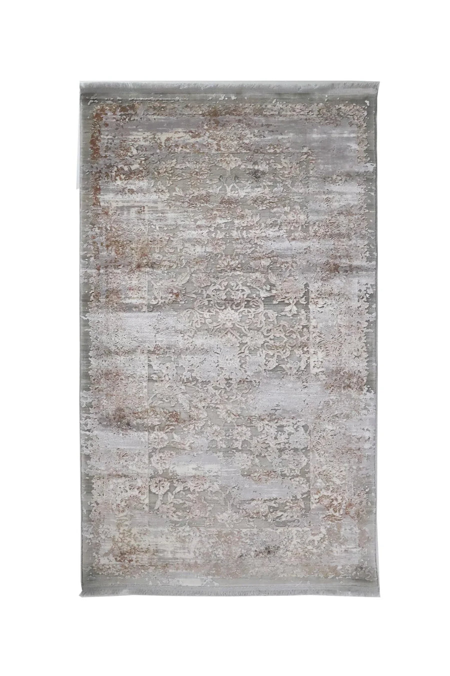 Μοντέρνο Χαλί Γκρι-Μπεζ Bamboo Silk Royal Carpet 0.80X1.50 (8097A)