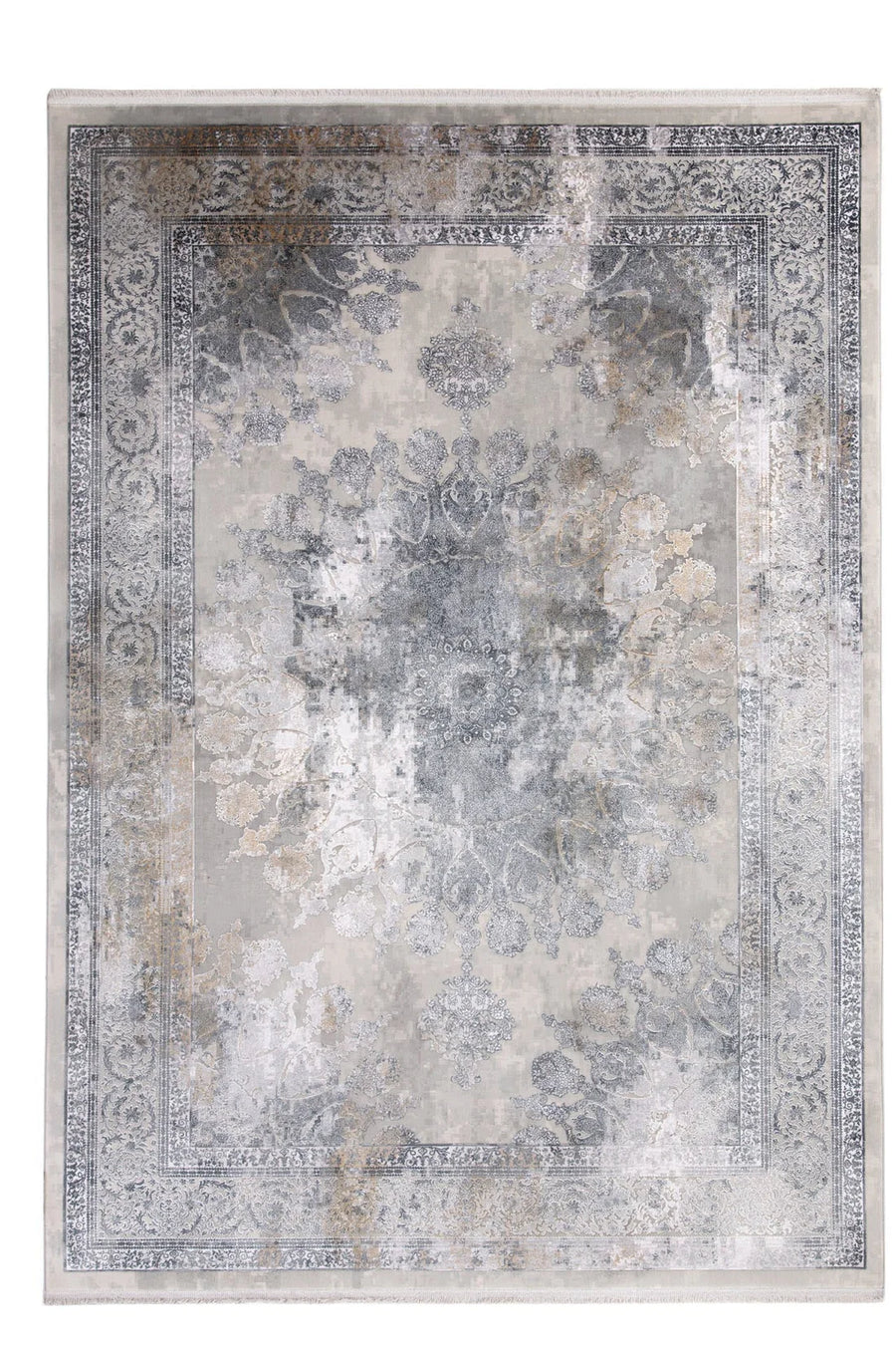 Μοντέρνο Χαλί Ανθρακί Bamboo Silk Royal Carpet 240X300 (8098A)
