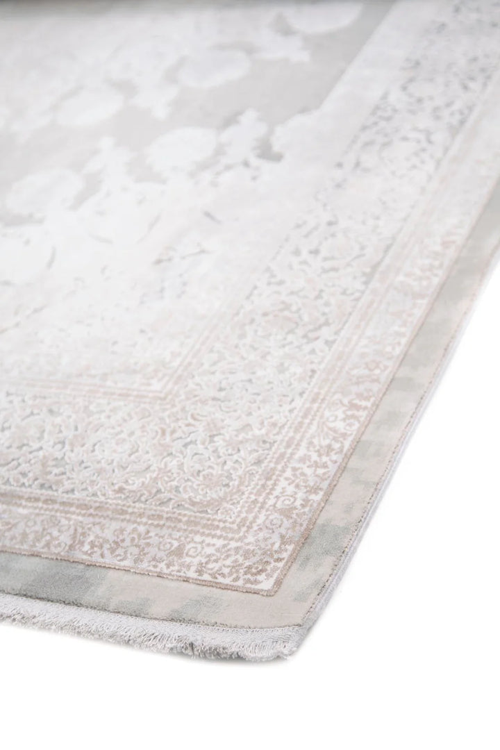 Μοντέρνο Χαλί Γκρι-Μπεζ Bamboo Silk Royal Carpet 0.80X1.50 (8098A1)