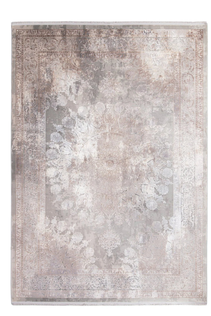 Μοντέρνο Χαλί Γκρι-Μπεζ Bamboo Silk Royal Carpet 200X300 (8098A1)
