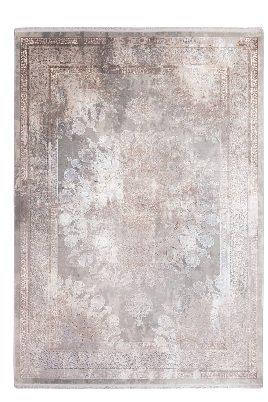 Μοντέρνο Χαλί Γκρι-Μπεζ Bamboo Silk Royal Carpet 240X300 (8098A1)