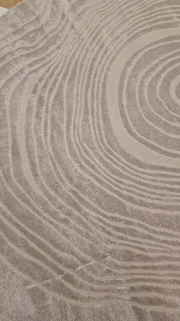 Μοντέρνο Χαλί Μπεζ Πολυεστερικό Organic Shape Royal Carpet 2.00X2.90