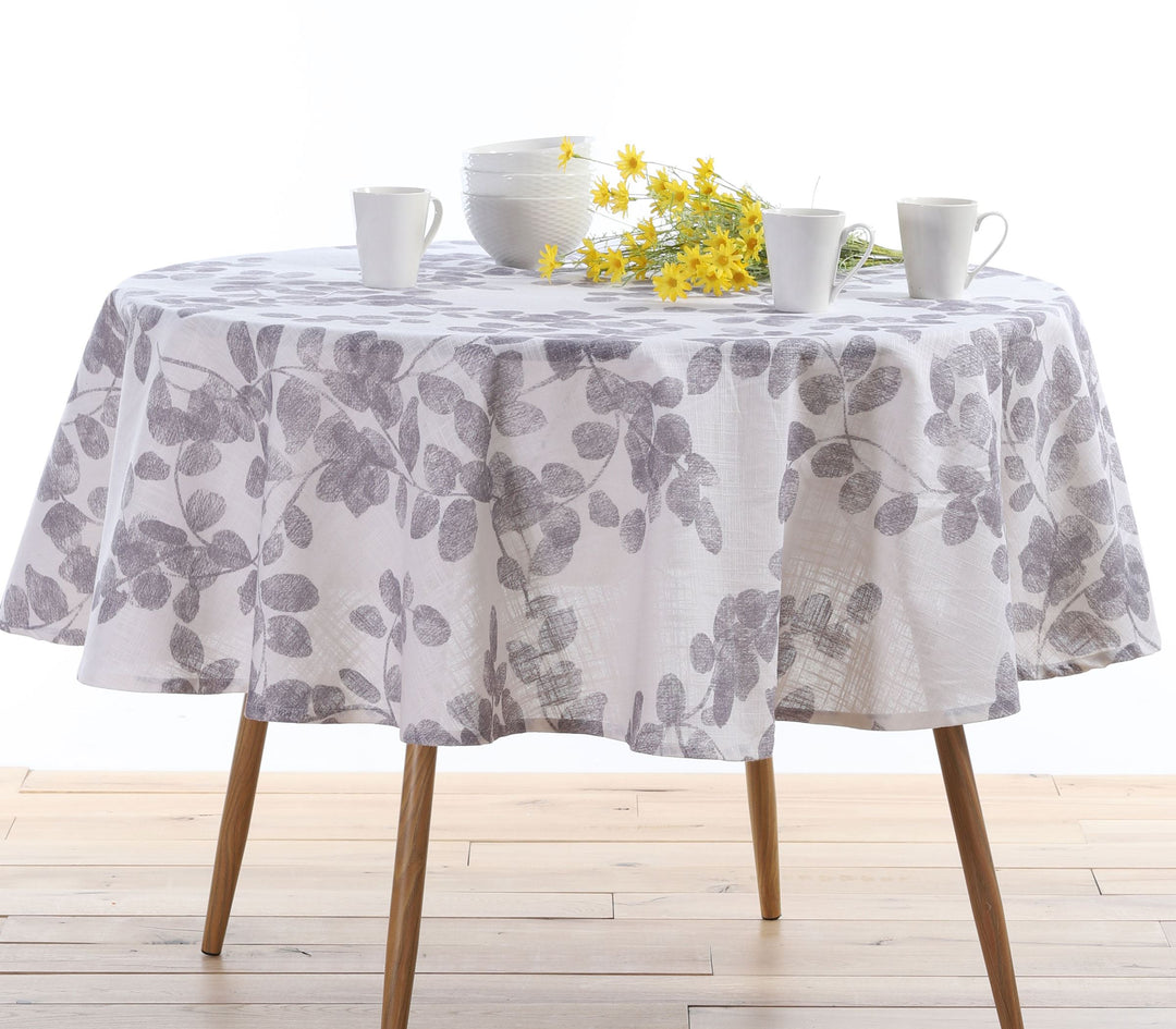 Τραπεζομάντηλο Γκρι Santika D.180 Cm Nef-Nef Homeware