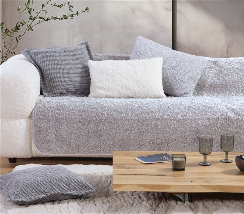 Γκρι Ριχτάρι Πολυθρόνας Vanjel 150X180 Nef-Nef Homeware