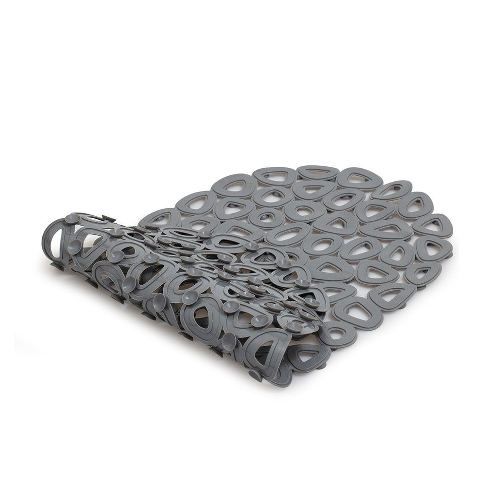 Αντιολισθητικό Μπάνιου ECO 68X35cm Ανακυκλωμένο PVC Ανθρακί Estia