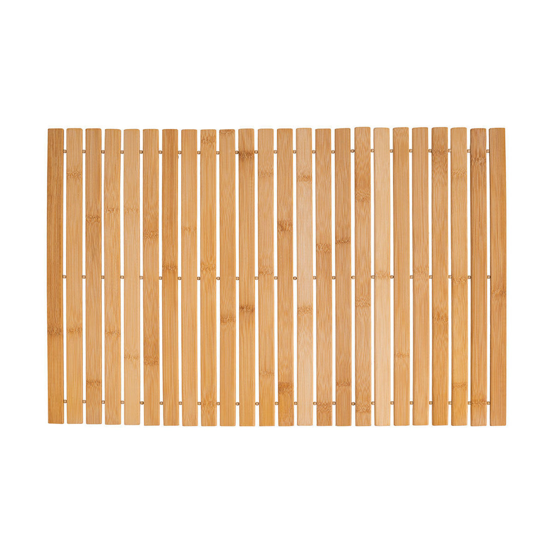 Πατάκι Μπάνιου Αντιολισθητικό Από Bamboo 60x40cm Bamboo Essentials Estia