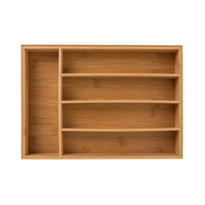 Θήκη Συρταριού Για Μαχαιροπίρουνα 5 Θέσεων Ξύλινη Bamboo Essentials Estia